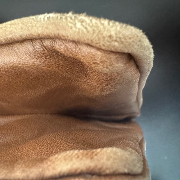 Vintage Birks Snakeskin Purse Handbag Shoulder suede leather  Designer 70's - Picture 14 of 16